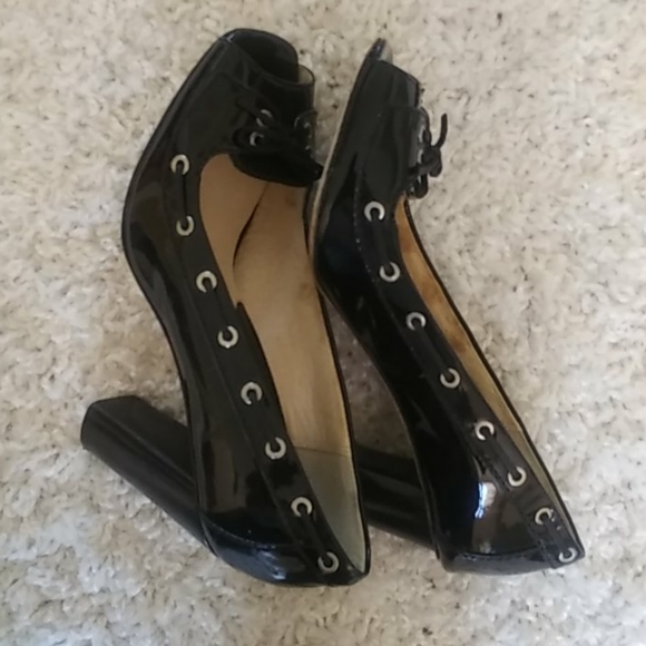 Michael Kors Black Patent Leather Shoes. - Picture 8 of 8